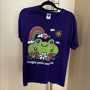 Playful Purple Frog T-Shirt